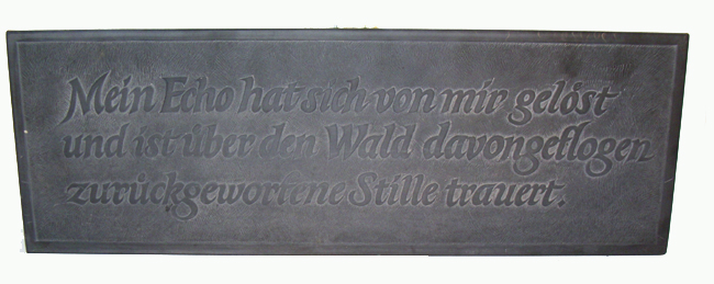 Kobersteine, Steintafel6